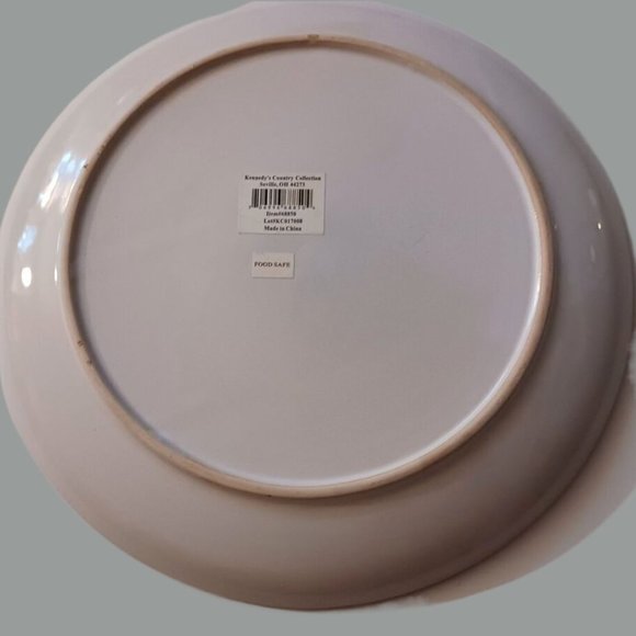 Kennedy's Country Collection Sugar Plum Recipe 10" Plate Mint - Picture 2 of 3